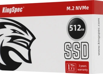 Накопитель SSD Kingspec PCIe 4.0 x4 512GB XG7000-512 XG7000 M.2 2280 - купить недорого с доставкой в интернет-магазине