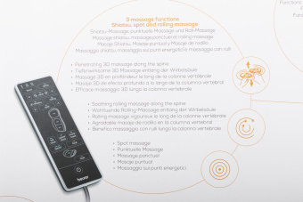 Массажная накидка Beurer MG295 60Вт черный (640.53) - купить недорого с доставкой в интернет-магазине