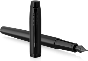 Ручка перьев. Parker IM Achromatic F317 (CW2127741) Matt Black F сталь нержавеющая подар.кор. - купить недорого с доставкой в интернет-магазине