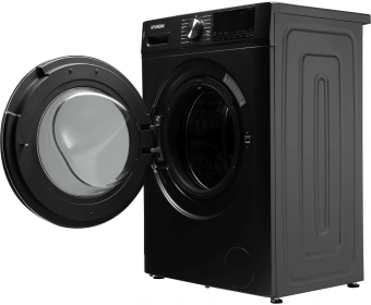 Стиральная машина Hyundai WFD8401 класс: B загр.фронтальная макс.:8кг (с сушкой) темно-серый инвертор - купить недорого с доставкой в интернет-магазине