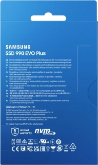 Накопитель SSD Samsung PCIe 4.0 x4 1TB MZ-V9S1T0B/AM 990 Evo Plus M.2 2280 - купить недорого с доставкой в интернет-магазине