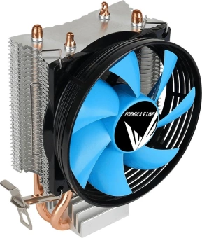 Устройство охлаждения(кулер) Formula AC Verkho 2 Soc-AM5/AM4/1200/1700/1851 черный/синий 4-pin 15-25dB Al+Cu 110W 307gr Ret (VERKHO 2) - купить недорого с доставкой в интернет-магазине