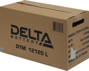 Батарея для ИБП Delta DTM 12120 L 12В 120Ач - купить недорого с доставкой в интернет-магазине