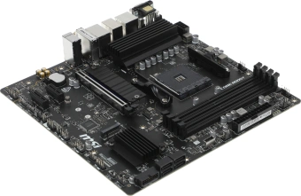Материнская плата MSI B550M PRO-VDH WIFI Soc-AM4 AMD B550 4xDDR4 mATX AC`97 8ch(7.1) GbLAN RAID+HDMI+DP - купить недорого с доставкой в интернет-магазине
