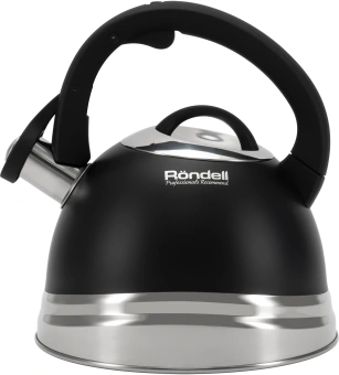 Чайник металлический Rondell Walzer RDS-1827 2.7л. черный - купить недорого с доставкой в интернет-магазине