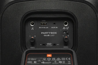 Минисистема Hi-Fi JBL PartyBox Club 120 черный 160Вт USB BT - купить недорого с доставкой в интернет-магазине