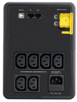 Источник бесперебойного питания APC Back-UPS BX1200MI 650Вт 1200ВА черный - купить недорого с доставкой в интернет-магазине