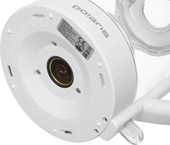 Чайник электрический Polaris PWK 1797CGL 1.8л. 2200Вт белый корпус: пластик/стекло - купить недорого с доставкой в интернет-магазине