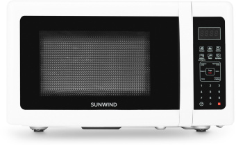 Микроволновая Печь SunWind SUN-MW005 20л. 700Вт белый/черный - купить недорого с доставкой в интернет-магазине