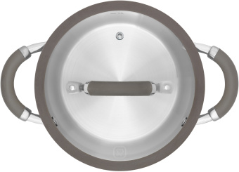 Кастрюля Rondell Balance RDS-755 5л. d=24см (с крышкой) стальной - купить недорого с доставкой в интернет-магазине