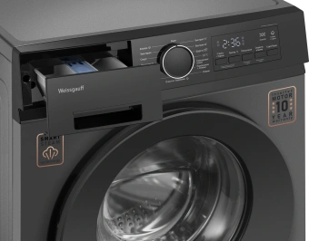 Стиральная машина Weissgauff WM 48128 Inverter Steam класс: A+++ загр.фронтальная макс.:8кг темно-серый инвертор - купить недорого с доставкой в интернет-магазине