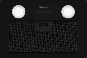 Вытяжка встраиваемая Weissgauff Dubhe 450 Black Edition черный управление: кнопочное (1 мотор) - купить недорого с доставкой в интернет-магазине