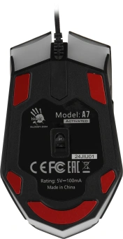 Мышь A4Tech Bloody A7 черный оптическая 6200dpi USB 8but - купить недорого с доставкой в интернет-магазине