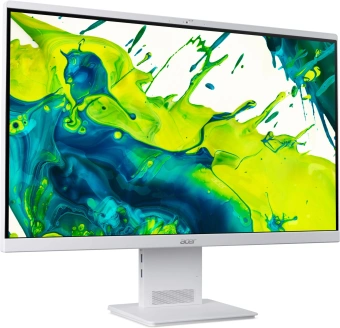 Моноблок Acer Aspire S27B-UGMTL-H 27" Full HD Core Ultra 7 155H (1.4) 16Gb SSD512Gb Arc graphics Eshell GbitEth WiFi BT 90W клавиатура мышь Cam белый 1920x1080 - купить недорого с доставкой в интернет-магазине