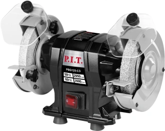 Электроточило P.I.T. PBG125-C3 200Вт 2950об/мин d=125мм t=16мм - купить недорого с доставкой в интернет-магазине