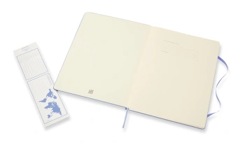 Блокнот Moleskine CLASSIC QP090B42 XLarge 190х250мм 192стр. линейка твердая обложка голубая гортензия - купить недорого с доставкой в интернет-магазине