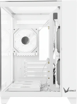 Корпус Formula Crystal Z9ML Floe белый без БП mATX 4x120mm 2xUSB3.0 1xUSB3.1 audio bott PSU - купить недорого с доставкой в интернет-магазине