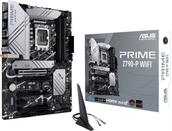 Материнская плата Asus PRIME Z790-P WIFI Soc-1700 Intel Z790 4xDDR5 ATX AC`97 8ch(7.1) 2.5Gg RAID+HDMI+DP - купить недорого с доставкой в интернет-магазине