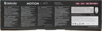 Клавиатура + мышь Defender Motion C-977 клав:белый мышь:белый/розовый USB Multimedia (45977) - купить недорого с доставкой в интернет-магазине