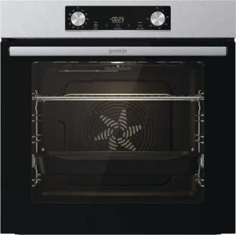 Духовой шкаф Электрический Gorenje BO6735E05X нержавеющая сталь/черный - купить недорого с доставкой в интернет-магазине