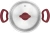 Кастрюля Rondell Heidi RDS-1114 4.8л. d=24см (с крышкой) стальной - купить недорого с доставкой в интернет-магазине