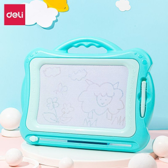 Доска для рисования Deli 50303BLUE прямоугольная 41.6х33.5мм пластик синий - купить недорого с доставкой в интернет-магазине