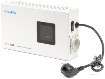 Стабилизатор напряжения Бастион Rapan ST-2000 2000ВА белый - купить недорого с доставкой в интернет-магазине