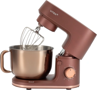 Миксер планетарный Vitek Элегия VT-PM0661 2000Вт кофейный - купить недорого с доставкой в интернет-магазине
