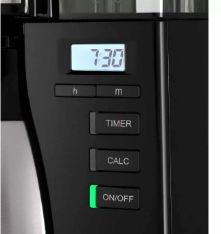 Кофеварка капельная Melitta Look V Therm Timer Black Filter 1000Вт черный/нержавеющая сталь - купить недорого с доставкой в интернет-магазине
