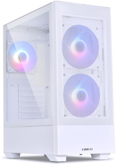Корпус Lian-Li Lancool 205 Mesh белый без БП ATX 2x120mm 2x140mm 2xUSB3.0 audio bott PSU - купить недорого с доставкой в интернет-магазине