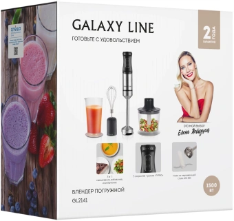 Блендер погружной Galaxy Line GL 2141 1500Вт черный - купить недорого с доставкой в интернет-магазине