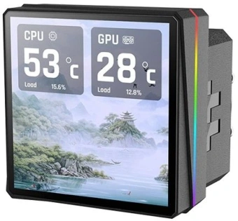 Система водяного охлаждения Thermaltake TH360 V3 Ultra ARGB Soc-AM5/AM4/1200/1700/1851 черный 4-pin 37.8dB Al LCD 365W Ret (CL-W474-PL12SW-A) - купить недорого с доставкой в интернет-магазине