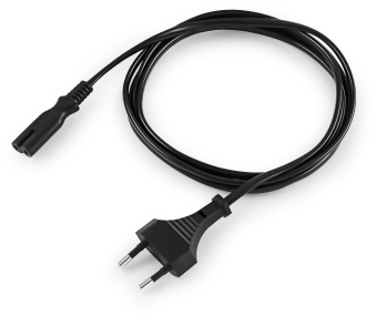 Кабель Buro BU-PCAB-1.8-2PIN IEC C7 (2-pin) Евровилка 1.8м - купить недорого с доставкой в интернет-магазине