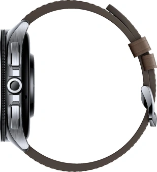 Смарт-часы Xiaomi Watch 2 Pro 46мм 1.43" AMOLED корп.серебристый рем.коричневый разм.брасл.:135-205мм (BHR7210GL) - купить недорого с доставкой в интернет-магазине