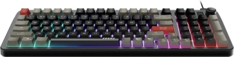 Клавиатура MSI GK110 черный/серый USB Multimedia for gamer LED (S11-04RU258-HH9) кабель 1.5м - купить недорого с доставкой в интернет-магазине