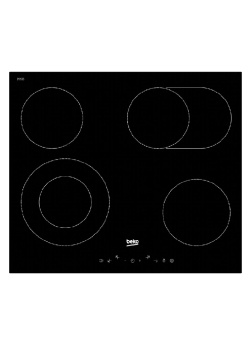 Варочная поверхность Beko HIC 64403 T черный - купить недорого с доставкой в интернет-магазине