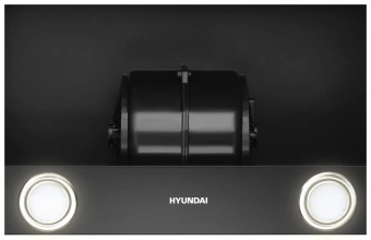 Вытяжка встраиваемая Hyundai HBH 6232 IX нержавеющая сталь/черный управление: кнопочное (1 мотор) - купить недорого с доставкой в интернет-магазине