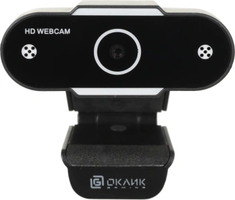 Камера Web Оклик OK-C012HD черный 1Mpix (1280x720) USB2.0 с микрофоном - купить недорого с доставкой в интернет-магазине