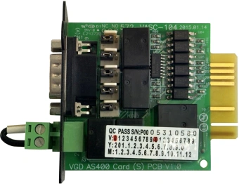 Релейная карта Powercom 110-VASC-112-00R (AS400 MINI) - купить недорого с доставкой в интернет-магазине