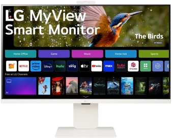 Монитор LG 31.5" MyView 32SR85U-W белый IPS LED 16:9 HDMI M/M Cam матовая HAS 400cd 178гр/178гр 3840x2160 60Hz 4K USB 7.7кг - купить недорого с доставкой в интернет-магазине