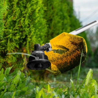 Триммер бензиновый Denzel DR-52S 3л.с. разбор.штан. реж.эл.:леска/нож - купить недорого с доставкой в интернет-магазине