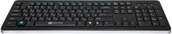 Клавиатура Оклик 870S черный USB беспроводная slim Multimedia - цена, купить или заказать с доставкой в интернет-магазине Клавиатура Оклик 870S черный USB беспроводная slim Multimedia - купить недорого с доставкой в интернет-магазине