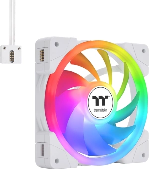 Вентилятор для корпуса Thermaltake Swafan EX12 Reverse ARGB 120х120x25 белый 4-pin 32.5дБ (упак.:3шт) (CL-F169-PL12SW-A) Ret - купить недорого с доставкой в интернет-магазине