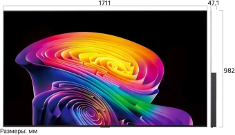 Телевизор OLED LG 77" OLED77C6RLA.ARU черный/серебристый 4K Ultra HD 120Hz DVB-T DVB-T2 DVB-C DVB-S2 USB WiFi Smart TV (RUS) - купить недорого с доставкой в интернет-магазине