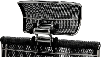 Кресло Метта Samurai S-3 черный сиденье черный сетка с подголов. крестов. металл хром - купить недорого с доставкой в интернет-магазине