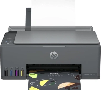 МФУ струйный HP Smart Tank 581 (4A8D4A) A4 WiFi черный - купить недорого с доставкой в интернет-магазине