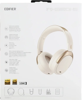 Гарнитура мониторные Edifier WH950NB слоновая кость беспроводные bluetooth оголовье - купить недорого с доставкой в интернет-магазине