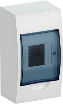 Щит распределительный IEK MKP12-N-04-40-20 ЩРН-П-4 для установки модульных устройств навесной 112мм 93мм 200мм 660B 4мод. пластик IP41 белый с возможностью установки счетчика (упак.:1шт) - купить недорого с доставкой в интернет-магазине