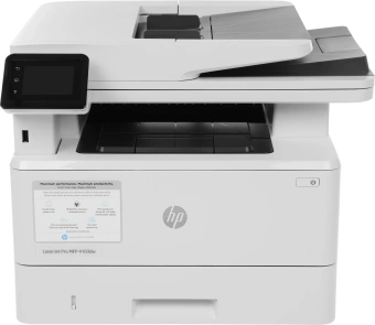 МФУ лазерный HP LaserJet Pro 4103dw (2Z627A) A4 Duplex Net WiFi белый - купить недорого с доставкой в интернет-магазине