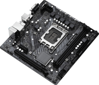Материнская плата Asrock H610M-HVS Soc-1700 Intel H610 2xDDR4 mATX AC`97 8ch(7.1) GbLAN+VGA+HDMI - купить недорого с доставкой в интернет-магазине